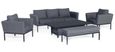 Pulse Garden Sofa Set - 3 Seater - Flanelle