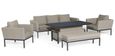 Pulse Garden Sofa Set - 3 Seater - Aluminium - Oatmeal