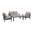 Vancouver Garden Sofa Set - 2 Seater - Dove Grey