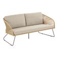 Novella Garden Lounge Set - 4 Seater - Round - Beige - Fabric