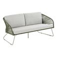 Novella Garden Lounge Set - 4 Seater - Round - Grey - Fabric