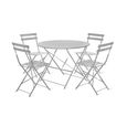 Rive Outdoor Droite Bistro Set Large Chalk