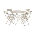 Rive Outdoor Droite Bistro Set Large Clay