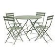 Rive Outdoor Droite Bistro Set Large Thistle Green