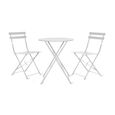 Rive Outdoor Droite Bistro Set Small Chalk