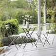Rive Outdoor Droite Bistro Set Small Silver