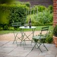 Rive Outdoor Droite Bistro Set Small Thistle Green