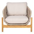 Terracina Garden Lounge Chair - Beige Rope