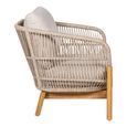 Terracina Garden Lounge Chair - Beige Rope