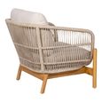 Terracina Garden Lounge Chair - Beige Rope