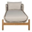 Terracina Garden Sun Lounger - Beige Rope