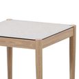 Burford Square Garden Side Table - Wood