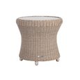 Hazelmere Round Side Table - Garden - Natural Weave