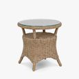 Brayford Outdoor Side Table Natural Rattan