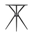 Clearance - Sutton Charcoal Round Outdoor Garden Side Table - A196