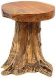 Teak Root Side Table - Round
