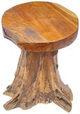 Teak Root Side Table - Round