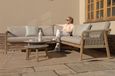 Martinique Corner Garden Sofa Set - Light Brown