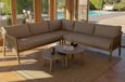 Martinique Corner Garden Sofa Set - Light Brown