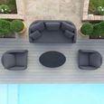 Ambition Garden Sofa Set - 3 Seater - Flanelle