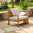 Cotswold Garden Lounge Armchair - Acacia Wood