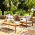Cotswold Garden Lounge Armchair - Acacia Wood