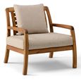 Cotswold Garden Lounge Armchair - Acacia Wood