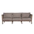 Porthallow Outdoor 3 Seater Sofa Natural Acacia Wood