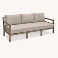 Sandridge Outdoor 3 Seater Sofa Natural Acacia Wood