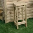 Churnet Valley Timber Wood Garden Barstool