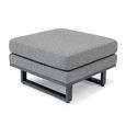 Ethos Garden Footstool - Zinc Grey