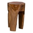 Rose Stool - Teak Wood - Natural