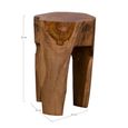 Rose Stool - Teak Wood - Natural