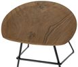 Belfort Set of 2 Teak Wood Barstool