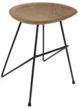 Belfort Set of 2 Teak Wood Barstool