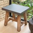 Chilford Outdoor Stool Grey Slate