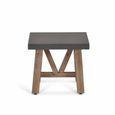 Chilford Outdoor Stool Grey Slate