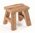 Shoreditch Small Rustic Teak Stool
