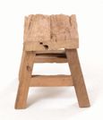 Shoreditch Small Rustic Teak Stool