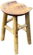 Teak Root Comfy Stool