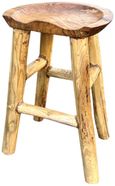 Teak Root Comfy Stool