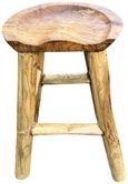 Teak Root Comfy Stool