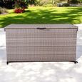 Garden Storage Box - Natural - 826L - Rattan Weave
