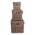 Depok Storage Trunk - Set of 3 - Kubu Rattan
