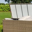 Winchester Garden Storage Box - Natural Rattan