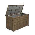 Winchester Garden Storage Box - Natural Rattan