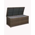 Skala Outdoor Storage Box Large Dark Rattan