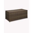 Skala Outdoor Storage Box Large Dark Rattan