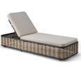 Pavilion Sunlounger - Rattan