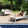 Allure Garden Sunlounger - Oatmeal